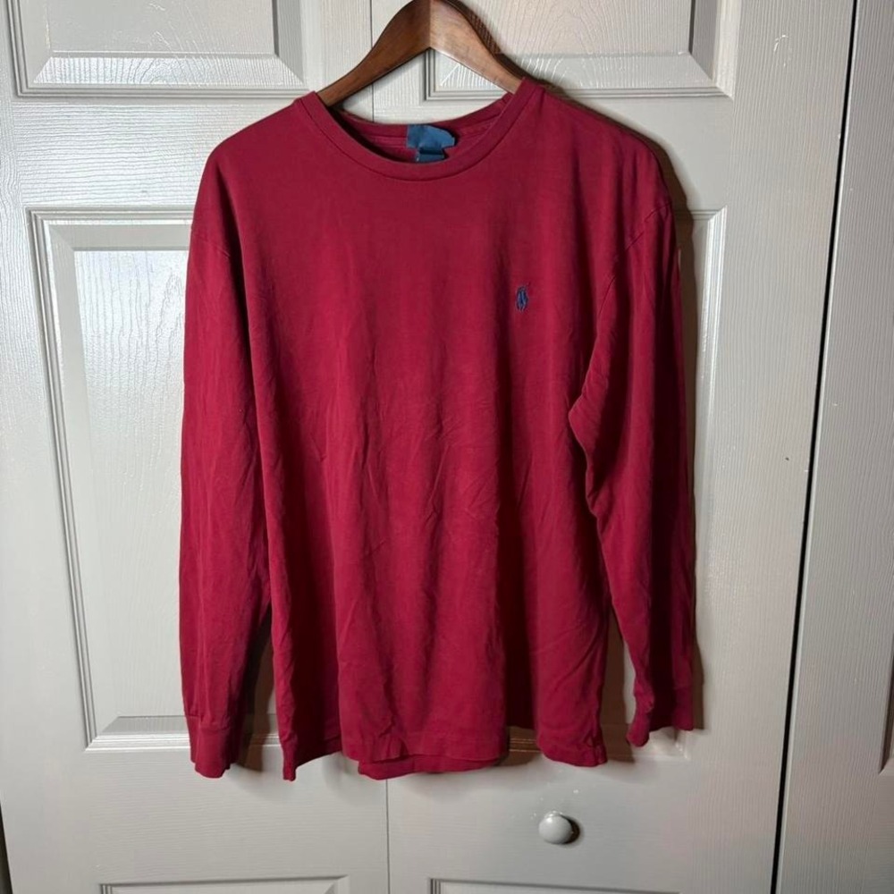 Polo Ralph Lauren long sleeve shirt Size L preppy classic summer
